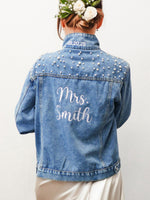Custom Embroidered Bridal Jacket