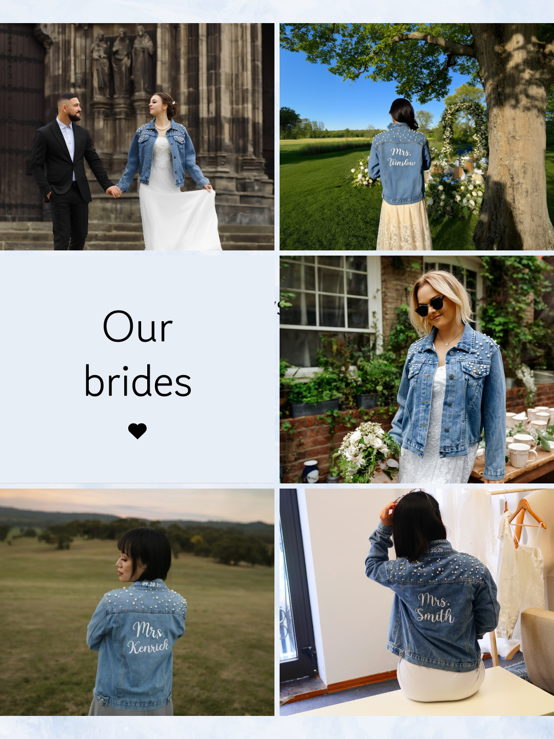 Custom Embroidered Bridal Jacket