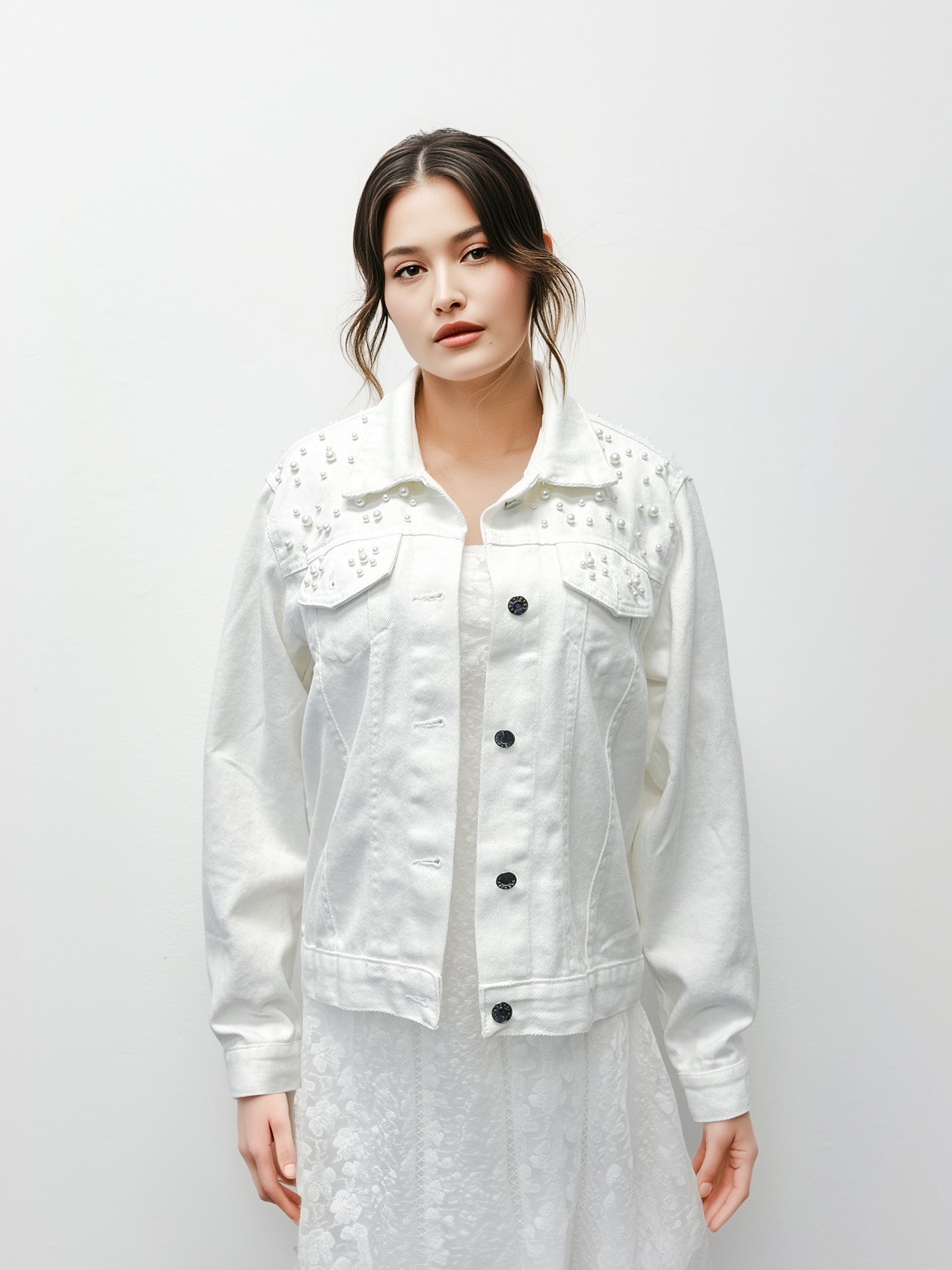 Custom Embroidered Bridal Jacket