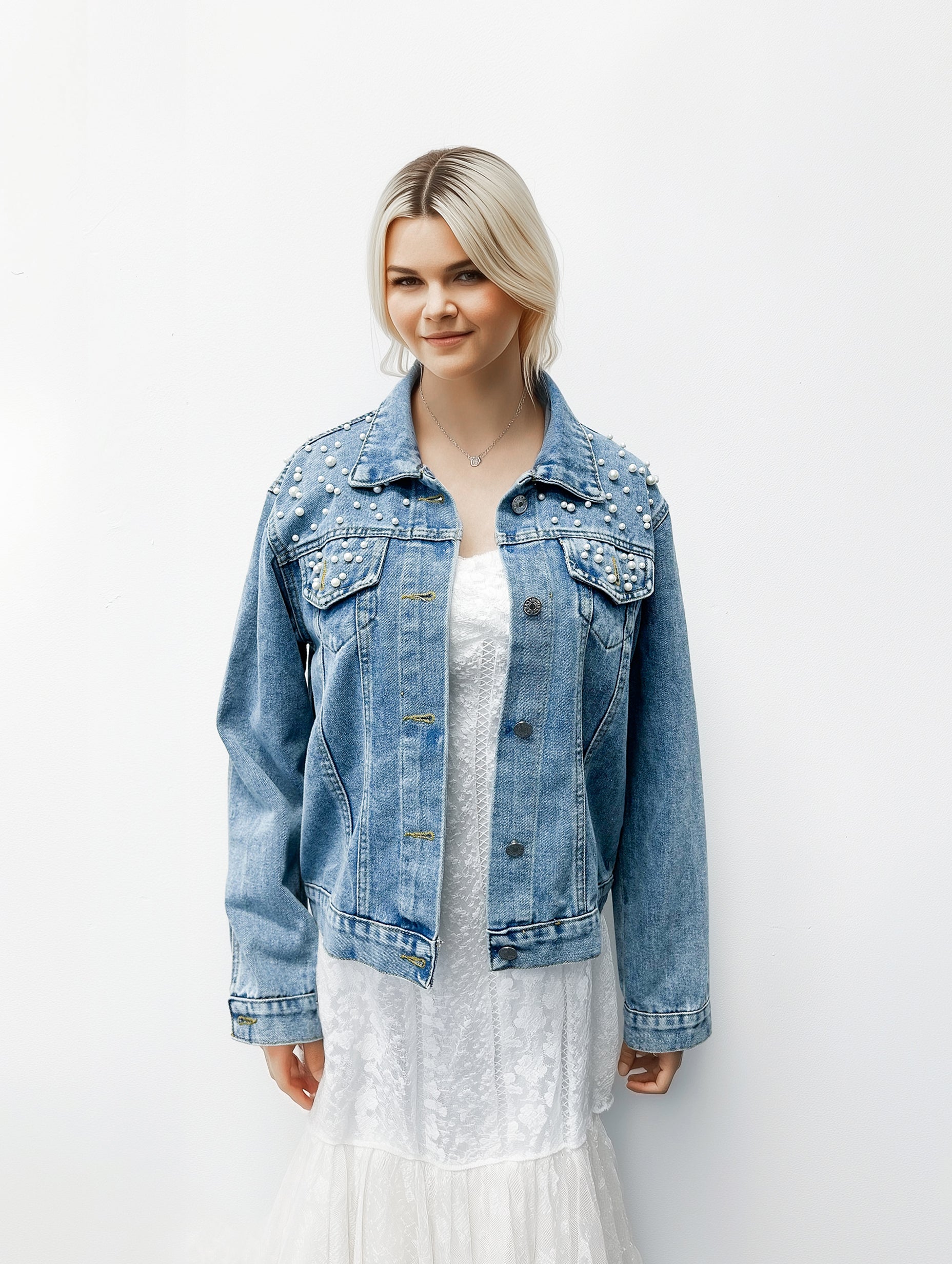 Custom Embroidered Bridal Jacket
